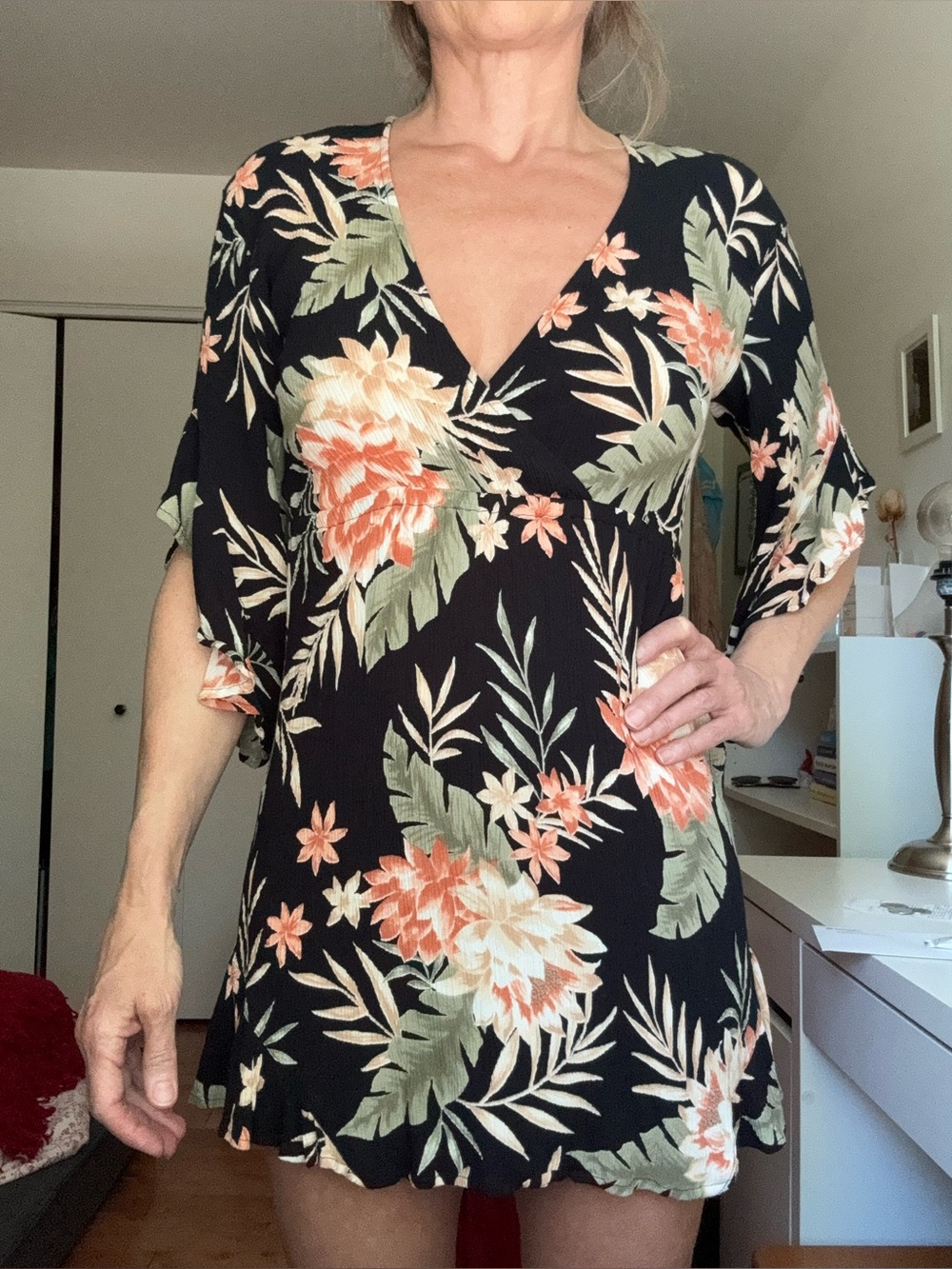 Billabong Floral Mini Dress